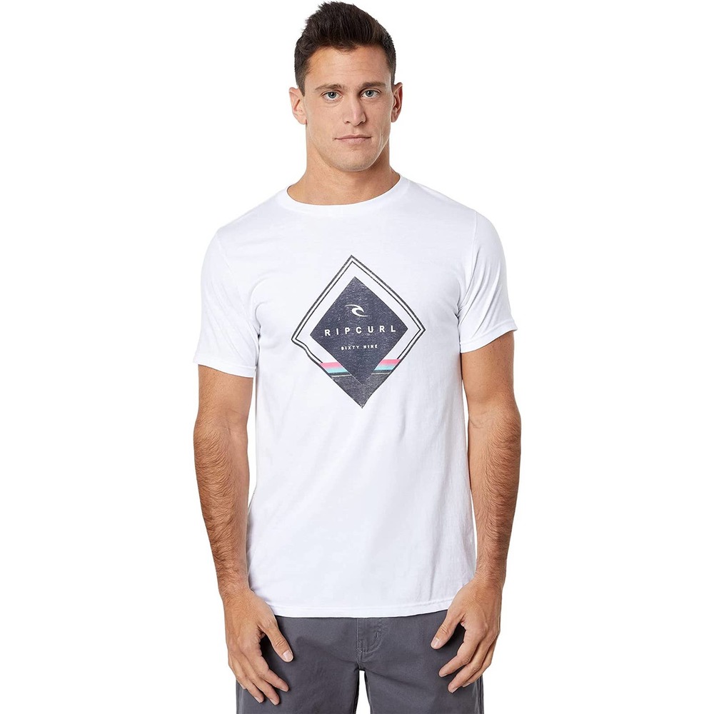 Rip Curl Men's Operator Premium Graphic Tee T-Shirt in White